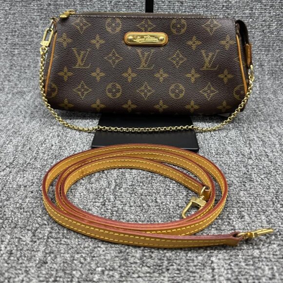 Louis Vuitton Eva Monogram Clutch Shoulder Bag 750-081825 - Picture 2 of 13